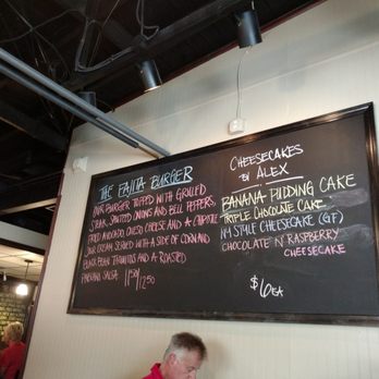 Hops Burger Bar - Cool options! Boards with unique daily specials. - Burgers Near Me - Greensboro, North Carolina
