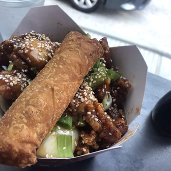 The Rice Box - Sesame chicken - medium spicy! - Asian Fusion Near Me - Houston, Texas The Rice Box - Sesame chicken - medium spicy! - Asian Fusion Near Me - Houston, Texas