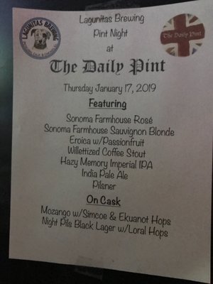 Menu photo 6 The Daily Pint Santa Monica, CA