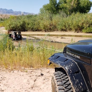 Anytime Towing - Getting a stuck jeep out of the river. - Towing Near Me - Mesquite, Nevada Anytime Towing - Getting a stuck jeep out of the river. - Towing Near Me - Mesquite, Nevada