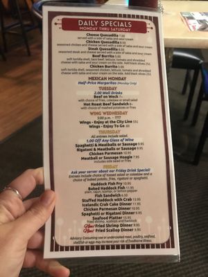 Menu photo 5 The New City Line Bradford, PA Menu photo 5 The New City Line Bradford, PA