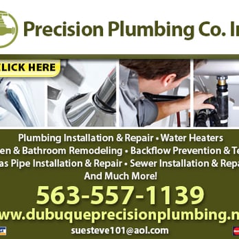Precision Plumbing - Ad powered by: YPC Media - Plumbing Near Me - Dubuque, Iowa