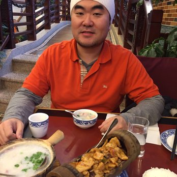 Congee Village - My hubs loves mushroom congee and chicken & mushroom and rice in a baked bamboo - Cantonese Near Me - Flushing, New York