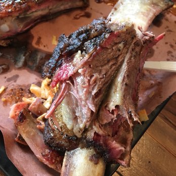 la Barbecue - Beef rib half eaten - Barbeque Near Me - Austin, Texas la Barbecue - Beef rib half eaten - Barbeque Near Me - Austin, Texas