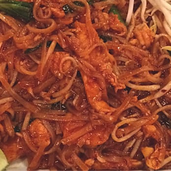 Salween Thai - This is the chicken pad thai that I always get. I usually get it a spicy level of 4-5 (spicy is on a scale of 0-10). - Thai Near Me - Omaha, Nebraska Salween Thai - This is the chicken pad thai that I always get. I usually get it a spicy level of 4-5 (spicy is on a scale of 0-10). - Thai Near Me - Omaha, Nebraska