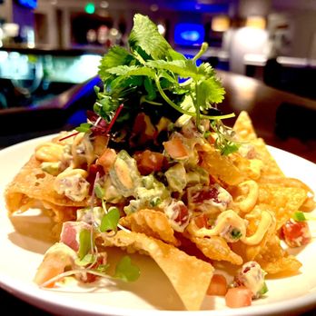 Coton and Rye - Ahí Tuna Wonton Nachos - American Near Me - Leesburg, Virginia Coton and Rye - Ahí Tuna Wonton Nachos - American Near Me - Leesburg, Virginia