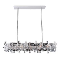 AquaBella Kitchen Bath & Lighting Showroom - Allegri By Kalco Lighting - 11199-038-FR001 - Vermeer 8 Light Island