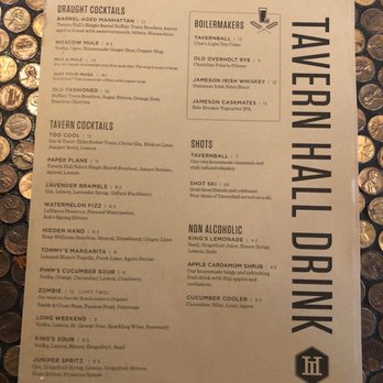 Tavern Hall - New American Near Me - Bellevue, Washington