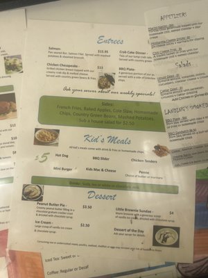Menu photo 1 The Landing Petersburg, VA