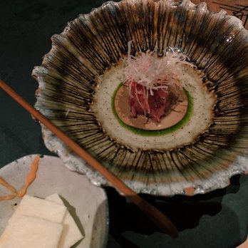 Robin - Tuna tartare with a morel mushroom sauce served with mini toast - Sushi Bars Near Me - San Francisco, California Robin - Tuna tartare with a morel mushroom sauce served with mini toast - Sushi Bars Near Me - San Francisco, California