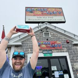 Arcade Alley Cape Cod - The Nintendo switch we won!
