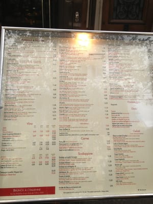 Menu photo 2 Caffé Vito Paris, 75 Menu photo 2 Caffé Vito Paris, 75