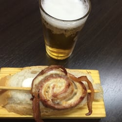 Tapa Caña - Piruleta de Bacon
