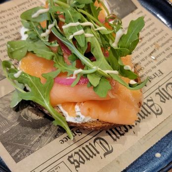 Rêve Coffee - Salmon croque - Coffee & Tea Near Me - New York, New York Rêve Coffee - Salmon croque - Coffee & Tea Near Me - New York, New York