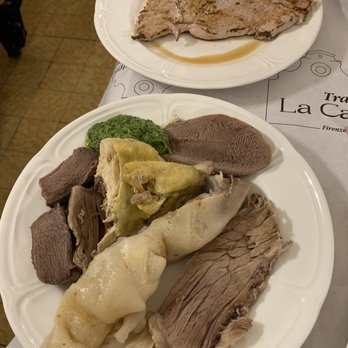 Trattoria La Casalinga - Bolito misto con salsa verda (bottom) Scallopini (top) - Tuscan Near Me - Florence, FI Trattoria La Casalinga - Bolito misto con salsa verda (bottom) Scallopini (top) - Tuscan Near Me - Florence, FI