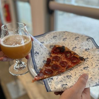 Tree House Brewing - Crispy pepperoni and a double IPA "King Julius" - Brewpubs Near Me - Sandwich, Massachusetts