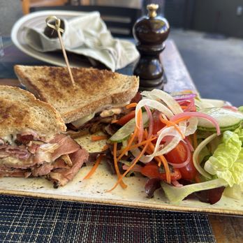 The Table - Reuben sandwich and side salad. Delicious. - New American Near Me - San Jose, California The Table - Reuben sandwich and side salad. Delicious. - New American Near Me - San Jose, California