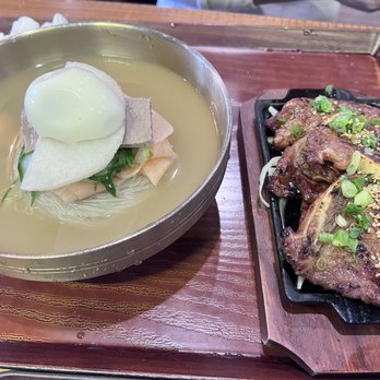 Sambong Naengmyun - Cold noodles with bbq ribs - Korean Near Me - Duluth, Georgia Sambong Naengmyun - Cold noodles with bbq ribs - Korean Near Me - Duluth, Georgia