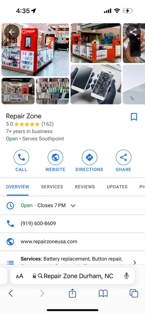 Repair Zone