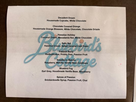 Menu photo 4 Bluebird’s Cottage Spokane, WA