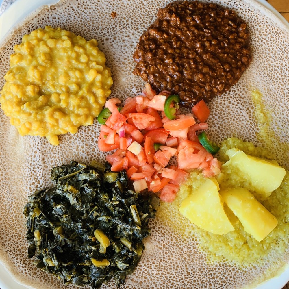 Ethiopic - Veggie sampler - Ethiopian Near Me - Washington, DC, District of Columbia Ethiopic - Veggie sampler - Ethiopian Near Me - Washington, DC, District of Columbia