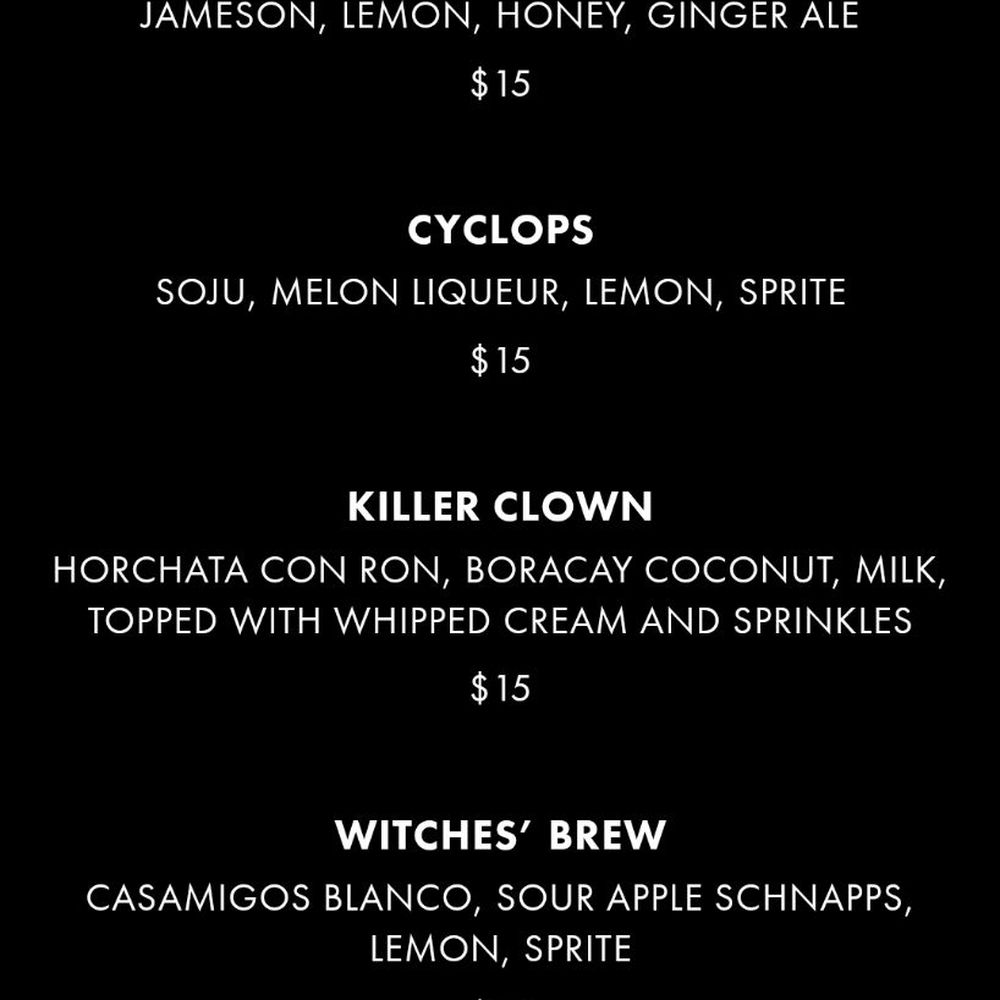 Menu Menu
