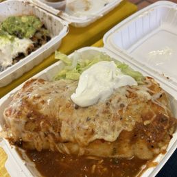 Wet Burrito with grilled chicken Wet Burrito with grilled chicken