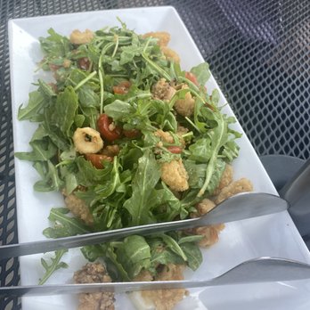 Fiammé - Calamari appetizer comes as a salad. - Pizza Near Me - Naperville, Illinois Fiammé - Calamari appetizer comes as a salad. - Pizza Near Me - Naperville, Illinois