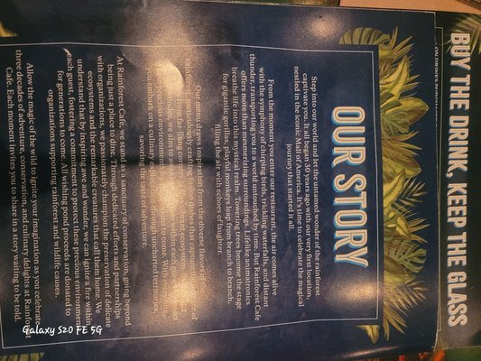 Menu photo 2 Rainforest Cafe Auburn Hills, MI