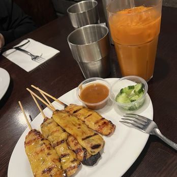 Sala Thai - Chicken Satay Thai Iced Tea - Thai Near Me - Fremont, California Sala Thai - Chicken Satay Thai Iced Tea - Thai Near Me - Fremont, California