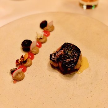 Spruce - Terrine of Hudson Valley Foie Gras: tory lane farm grapes, pistachio - a must when visiting, so delish!!! - American Near Me - San Francisco, California