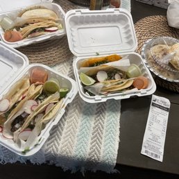 a variety of tacos