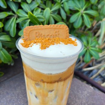 The Office Cafe - Biscoff Dalgona with cold foam - Coffee & Tea Near Me - Sherman Oaks, California The Office Cafe - Biscoff Dalgona with cold foam - Coffee & Tea Near Me - Sherman Oaks, California