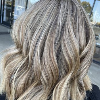 Tangles Salon - Color correction and highlights with hairstyle by Nataliia - Hair Salons Near Me - Brentwood, California Tangles Salon - Color correction and highlights with hairstyle by Nataliia - Hair Salons Near Me - Brentwood, California