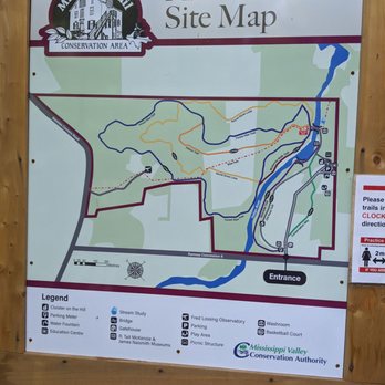 Mill of Kintail Conservations Area - Site map - Hiking Near Me - Almonte, Ontario