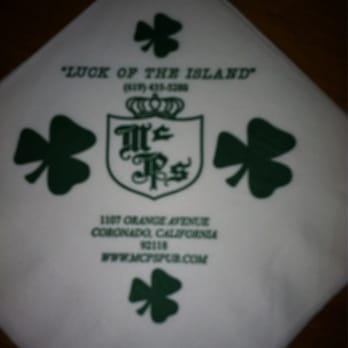 McP's Irish Pub - Irish Pub Near Me - Coronado, California