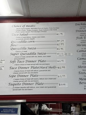 Menu photo 2 Taqueria El Tapatio Burbank, CA Menu photo 2 Taqueria El Tapatio Burbank, CA