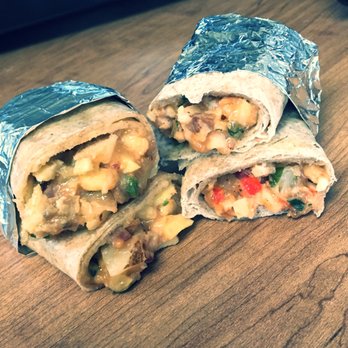 Pendleton Ground-Up - a burrito cut in half - Coffee & Tea Near Me - Pendleton, Oregon