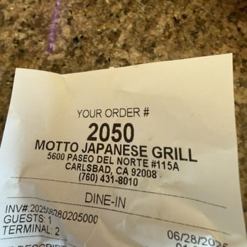Mot'to Japanese Grill - Japanese Near Me - Carlsbad, California
