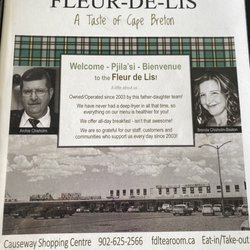 Fleur De Lis - Menu and signal of their family heritage. 20 years in business.