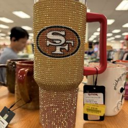 T J Maxx - Bedazzled 49ers insulated mug