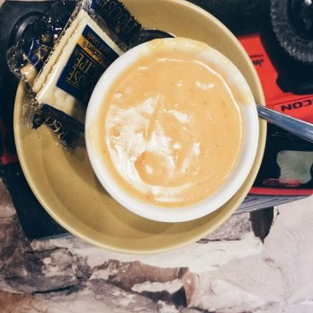 Moab Diner - The cream of tomato soup! Comes with a main meal (came with both roast beef dinner and kokopelli chicken) - Diners Near Me - Moab, Utah