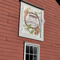 Rosedale Farms - Farm sign