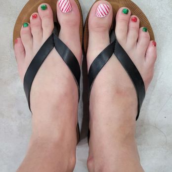 Wylie Nail Bar - Holiday gel pedicure by Tina - Nail Salons Near Me - Wylie, Texas Wylie Nail Bar - Holiday gel pedicure by Tina - Nail Salons Near Me - Wylie, Texas