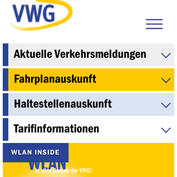 Verkehr und Wasser - VWG App