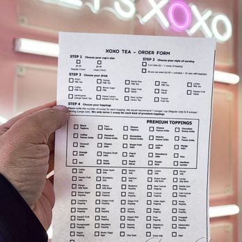 XOXO Tea - Order menu (Mar 2023) - Bubble Tea Near Me - Toronto, Ontario XOXO Tea - Order menu (Mar 2023) - Bubble Tea Near Me - Toronto, Ontario