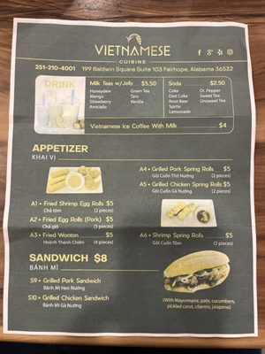 Menu photo 5 Vietnamese Cuisine Fairhope, AL Menu photo 5 Vietnamese Cuisine Fairhope, AL