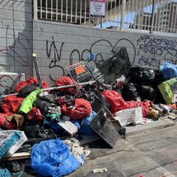 US Post Office - Nothing good. That's what's in this photo. This is the actual parking lot of a federal building.