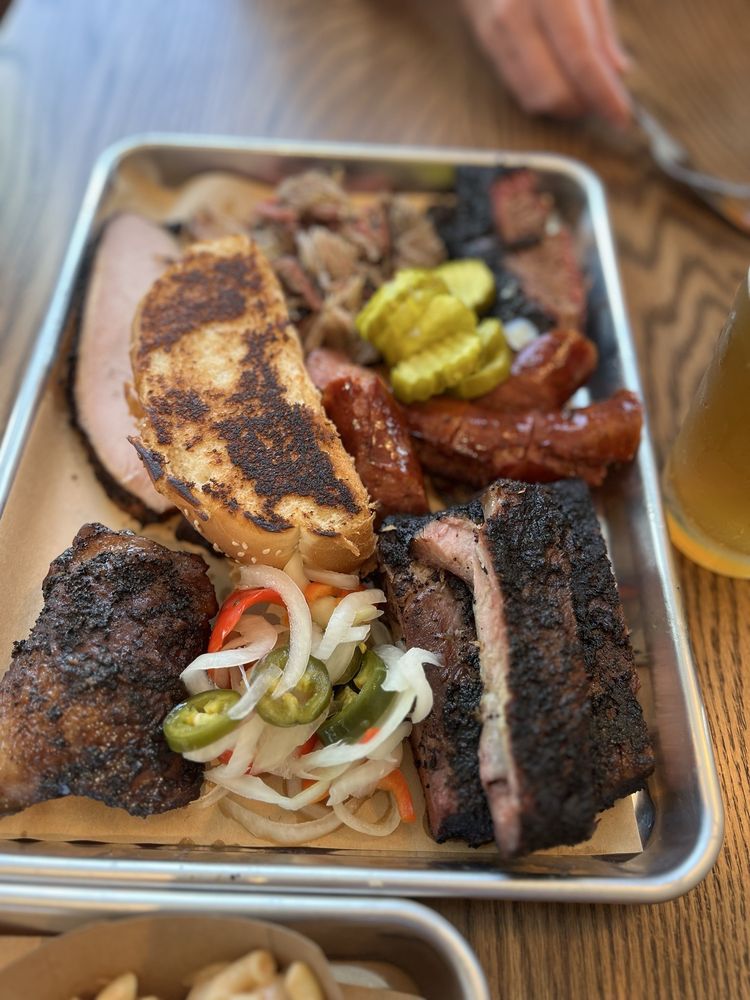 Food from Hank’s Texas BBQ