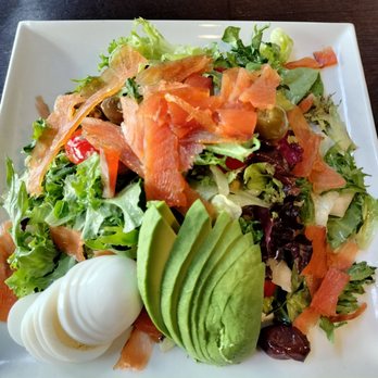 The Carvery - Salmon Salad very fresh & very delicious. - Steakhouses Near Me - Long Beach, California